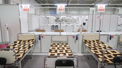 Mimo że w szpitalu tymczasowym jest znikoma liczba pacjentów, to szczepień przeciwko Covid-19 w nim nie będzie