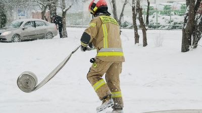 Zimą więcej pożarów. Strażacy z Zamościa wyjeżdżali już 58 razy
