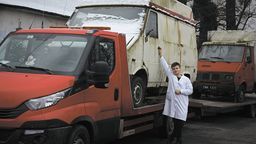 Natrafiliśmy na prototypowy pojazd Lublin 3333. Karetka od 06 stycznia 1995 roku służyła jako R-1 w Krasnymstawie – opowiada Kacper Chmielewski