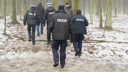 Spacer po Starym Gaju przeciwko wycince drzew. Policja też przyszła