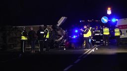 Zderzenie dwóch busów: zginęły dwie osoby, siedem jest rannych