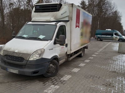 Chłodnia miała masę 6900 kg 