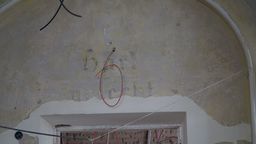 Odkryty napis z czasów II wojny światowej