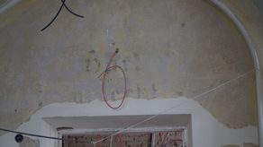 Odkryty napis z czasów II wojny światowej