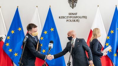 Szymon Hołownia i Jacek Bury