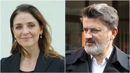 Joanna Mucha i Janusz Palikot