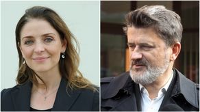 Joanna Mucha i Janusz Palikot