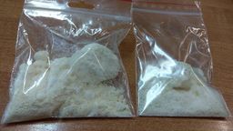 Zabezpieczone przez policję substancje