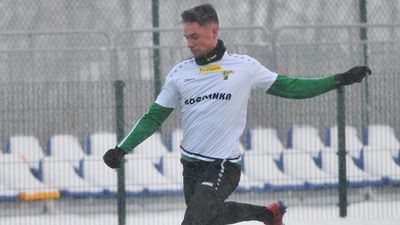 Maciej Orłowski strzelił bramkę w sparingu ze Stalą Rzeszów i czeka na swoje pierwsze trafienie w lidze

