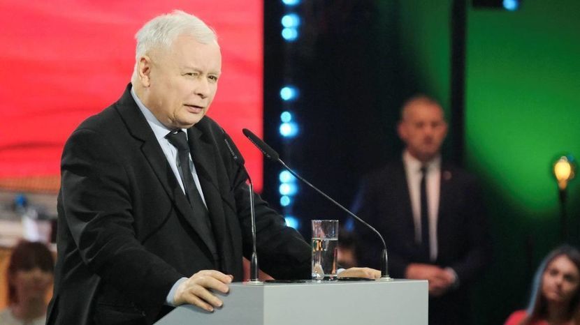 Jarosław Kaczyński na Forum Młodych PiS w Lublinie w czerwcu 2020 r.
