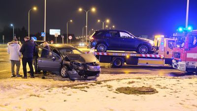 Lublin. Wypadek na Zelwerowicza. 2 osoby są ranne