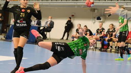 Joanna Szarawaga (w zielonym stroju) zaliczyła znakomite zawody