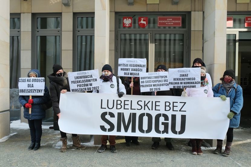 Akcja ekologów w Lublinie