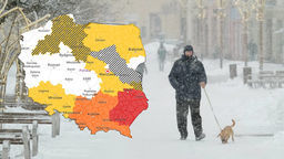 Lubelskie: Intensywne opady śniegu i mróz. IMGW ostrzega przed uderzeniem zimy