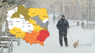 Lubelskie: Intensywne opady śniegu i mróz. IMGW ostrzega przed uderzeniem zimy