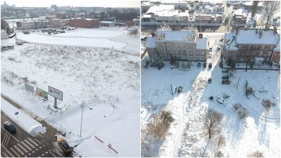 Ul. Cukrownicza (z lewej) i Krochmalna