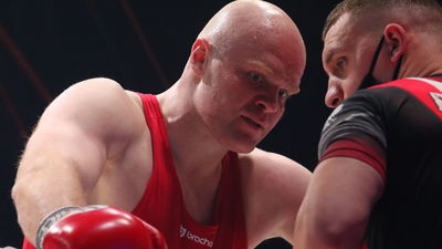 Adam Kulik nie może być zadowolony ze swojego występu w trakcie Suzuki Boxing Night

