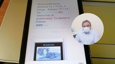 Janusz Złotucha i informacja wysłana z jego numeru telefonu