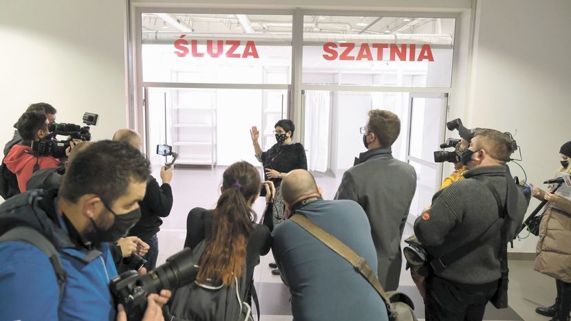 Największy tłok w szpitalu tymczasowym w Targach Lublin panował chyba w czasie grudniowego pokazu dla mediów. Wczoraj był w nim zaledwie jeden pacjent