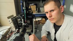 Mgr inż. Michał Wróbel z Politechniki Lubelskiej – laureat nagrody specjalnej podczas tegorocznej edycji konkursu Student-Wynalazca 