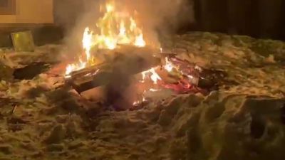 Kraśnik: Mieszkańców obudziły kłęby dymu. Paliło się przed domem