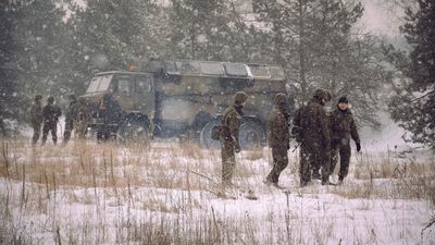 Żołnierze 1. Warszawskiej Brygadzie Pancernej