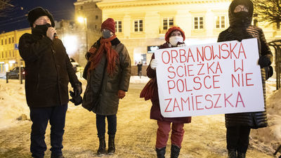 Lublin. Solidarnie w obronie niezależnych mediów
