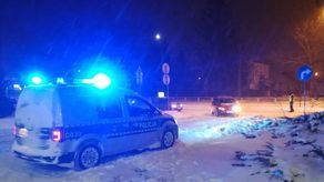 Policja kieruje ruchem w centrum Chełma