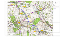 Tak wygląda przebieg pierwszego etapu obwodnicy Nałęczowa. Nowa droga umożliwi wyprowadzenie z centrum uzdrowiskowego miasta ruch tranzytowy, na co od lat czekają mieszkańcy, turyści i kuracjusze 