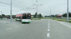 Chodzi o rondo na ul. Choiny, tuż obok nowej pętli trolejbusowej