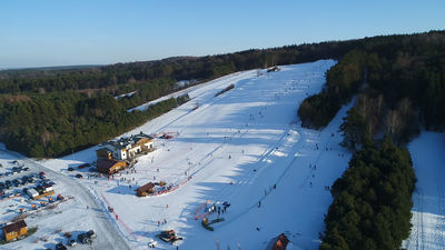 Tak prezentują się trasy zjazdowe w Jacni w powiecie zamojskim