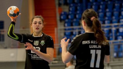 Edyta Byzdra (z piłką) zaliczyła bardzo dobry występ

