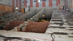 Sala MOK w trakcie remontu