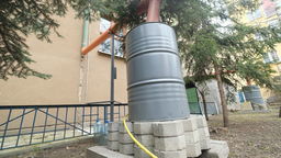 Instalacja do zbierania deszczówki przy Szkole Podstawowej nr 24 w Lublinie