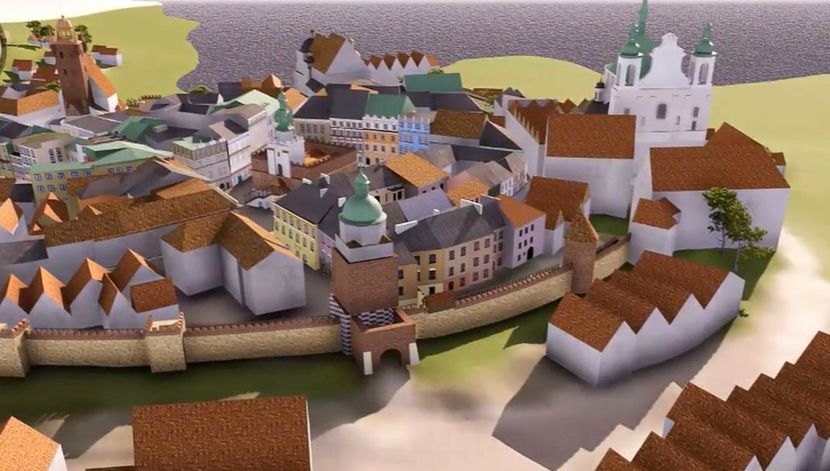 Makieta będzie przedstawiała dawne miasto w murach obronnych