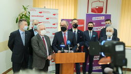 Włodzimierz Czarzasty na konferencji w Lublinie