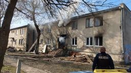 Pożar przy ulicy Wrońskiej w Lublinie