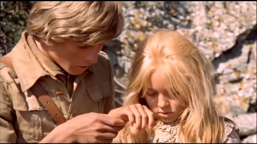 Kadr z filmu "W pustyni i w puszczy" z 1973 roku w reżyserii Władysława Ślesickiego.