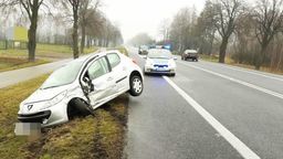 Wypadek na obwodnicy Lubartowa. Jedna osoba ranna [zdjęcia]