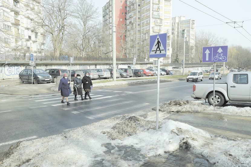 Tu nie jest bezpiecznie – radna prosi prezydenta o zajęcie się przejściem dla pieszych przez ul. Wileńską