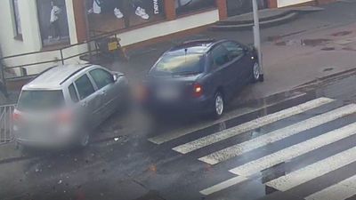 Jeszcze metr i w Łukowie doszłoby do tragedii [nagranie]