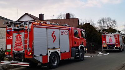 Chełm. Pożar sadzy w kominie domu przy ul. Piramowicza
