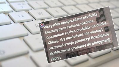 Kobieta z Włodawy uwierzyła w internetowe oszustwo. Kosmetyki za darmo