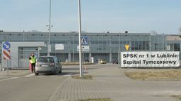 Szpital tymczasowy w Tragach Lublin. Jest tu już 15 chorych