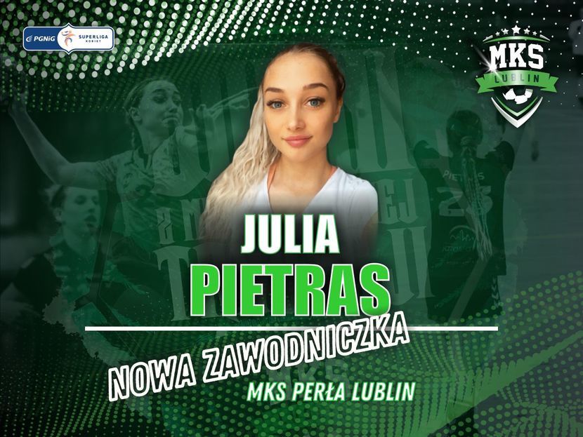 Julia Pietras jest nową zawodniczką MKS Perła Lublin