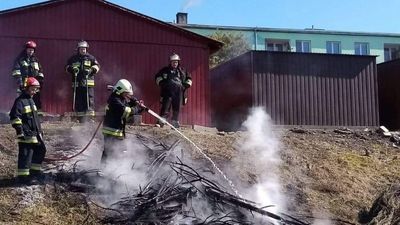 Powiat chełmski. Przyszła wiosna, a z nią pożary traw