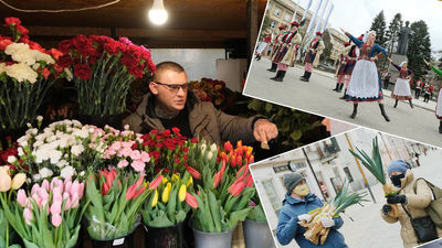 Dzień Kobiet. W Lublinie były kwiaty, zdrowotne pory oraz tańce [zdjęcia]