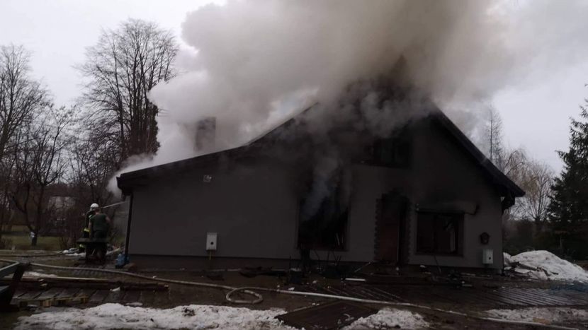 Rodzina w pożarze straciła dach nad głową 