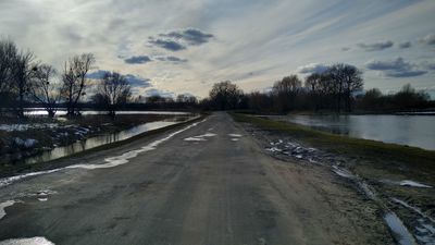 Ul. Działkowa w Hrubieszowie. Stan 5 marca, godz. 15