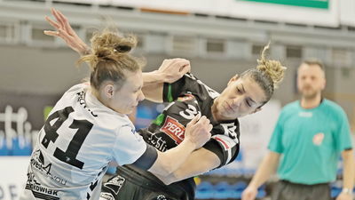 Jaqueline Anastacio (przodem) to jedna z liderek Perły w tym sezonie

